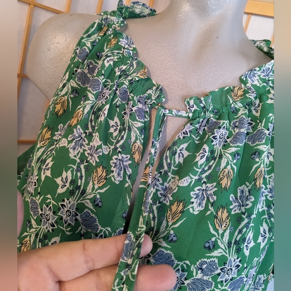 🆕 Max Studio, floral print tunic top, NEW with tags, 1X. FINAL PRICE DROP 💧💧 - Picture 3 of 10